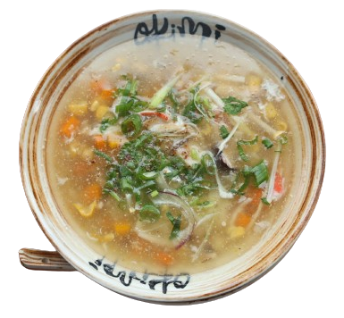 Krebsfleisch Suppe